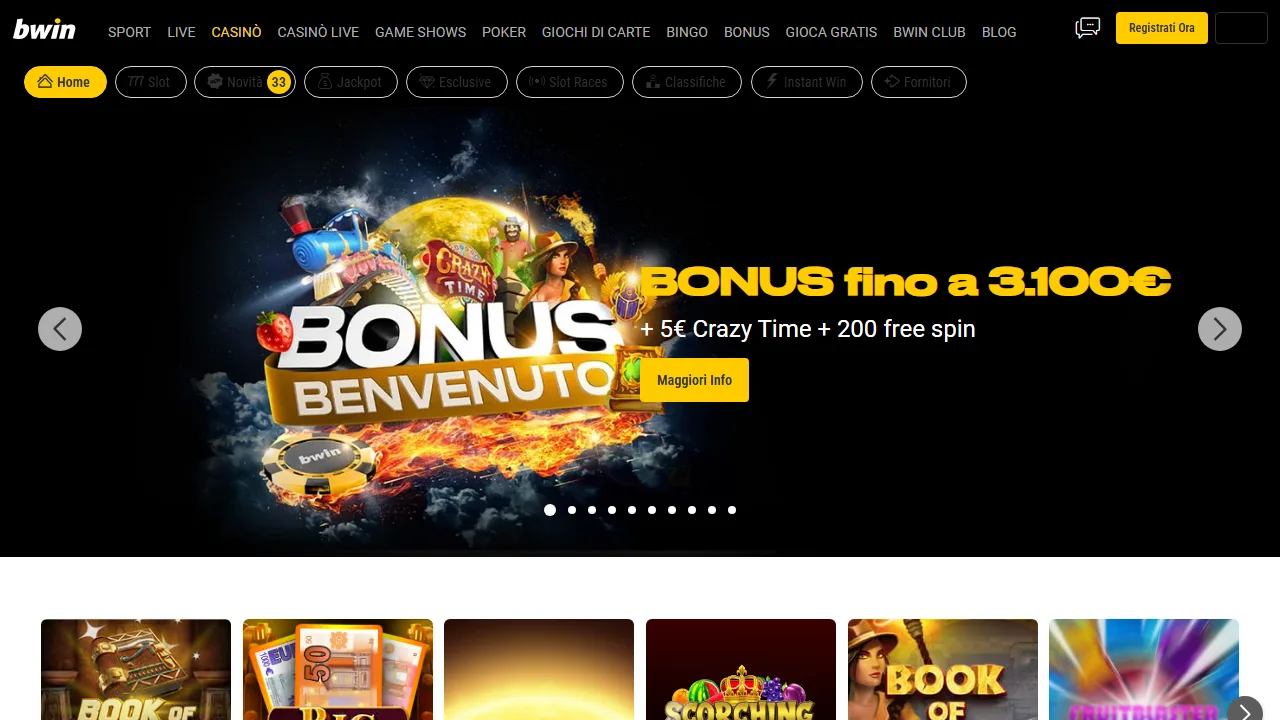 Bwin Recensioni 8 Il casinò online di bwin