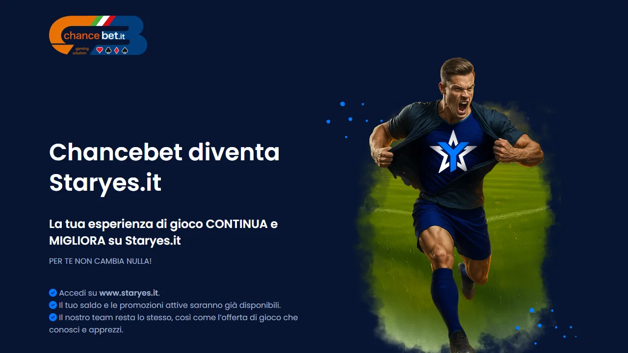 La homepage di chancebet