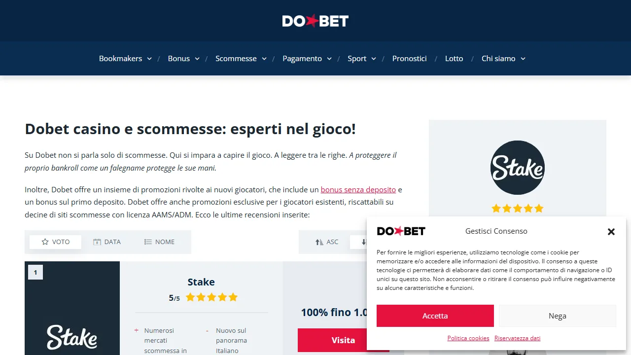 I metodi di pagamento di dobet