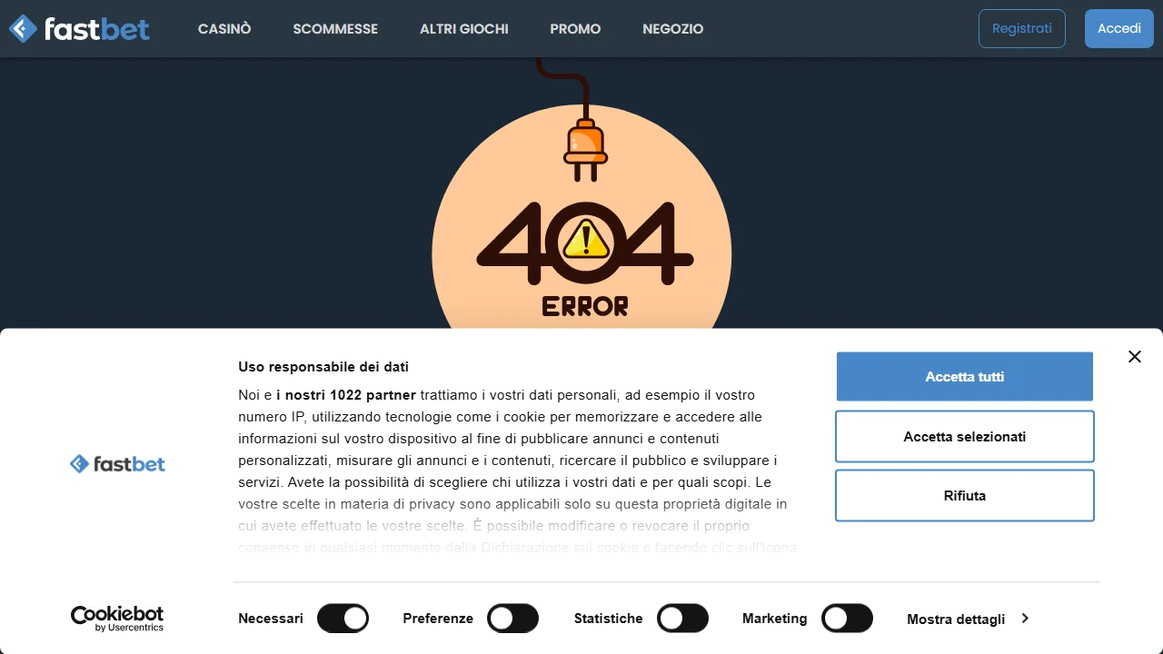 FastBet Recensioni 11 Il form di registrazione di fastbet