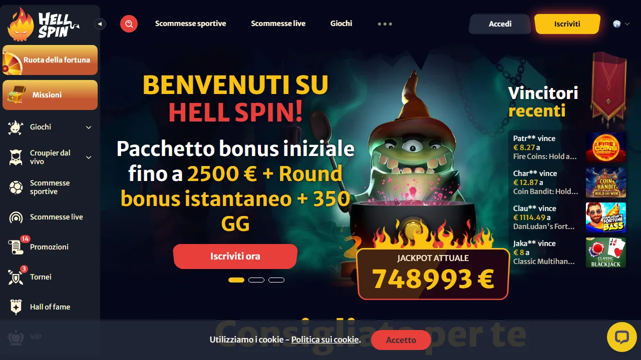 I metodi di pagamento di hellspin