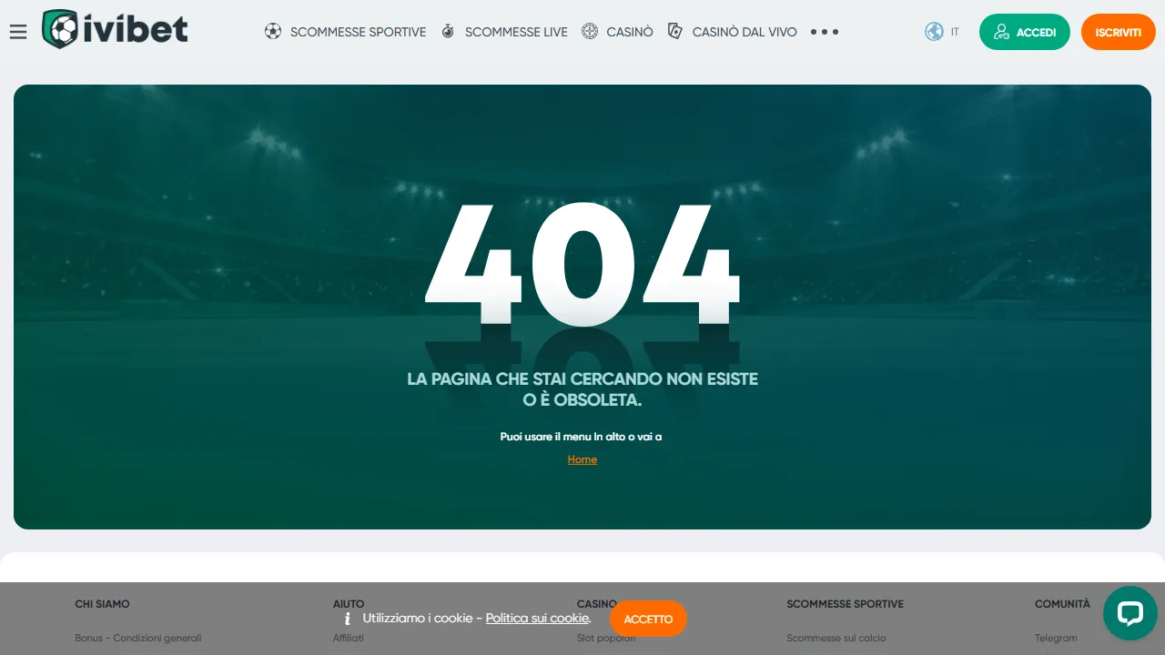 La sezione scommesse sportive di ivibet