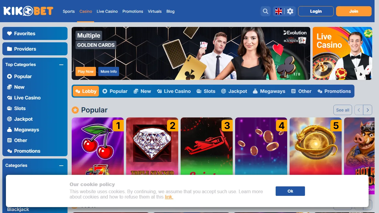 Il casinò online di kikobet