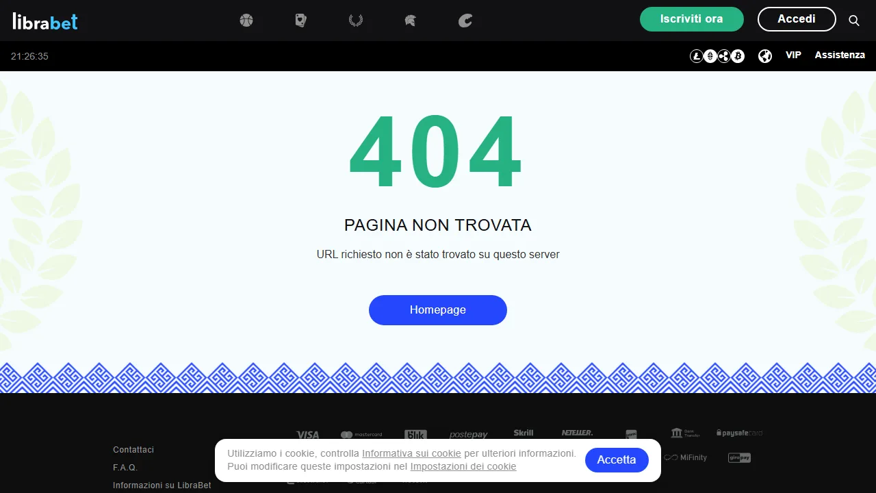 I metodi di pagamento di librabet