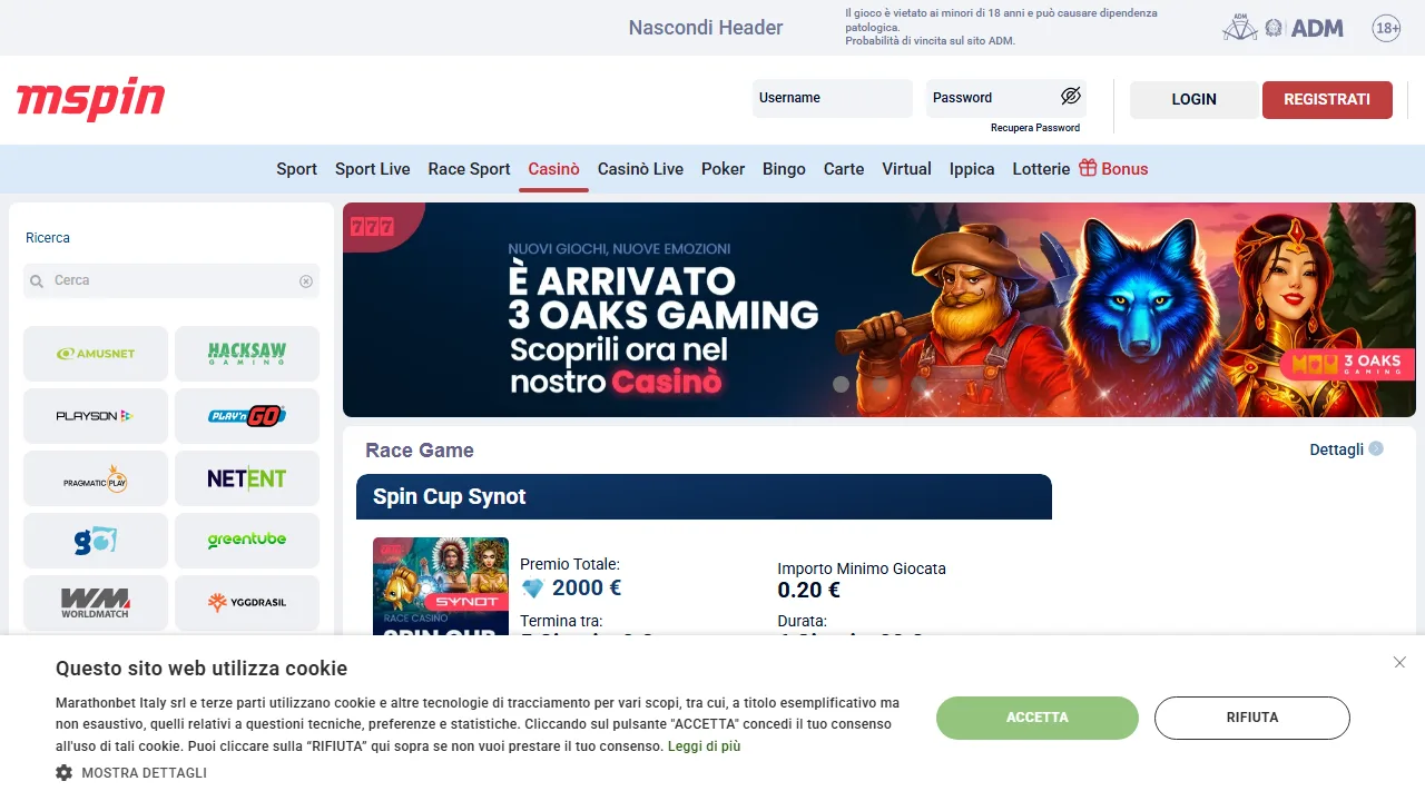 MarathonBet Recensioni 8 Il casinò online di marathonbet