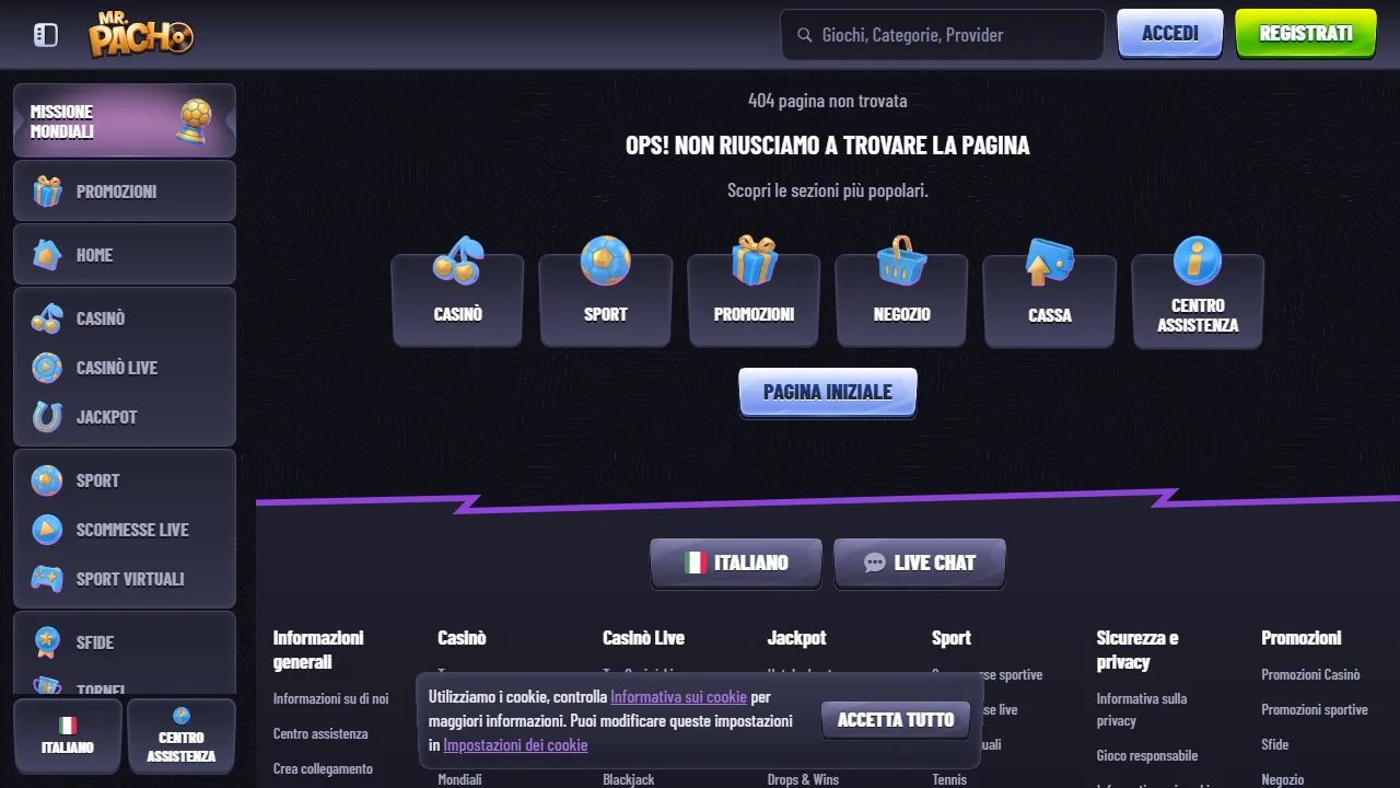 Il casinò online di mr-pacho-casino