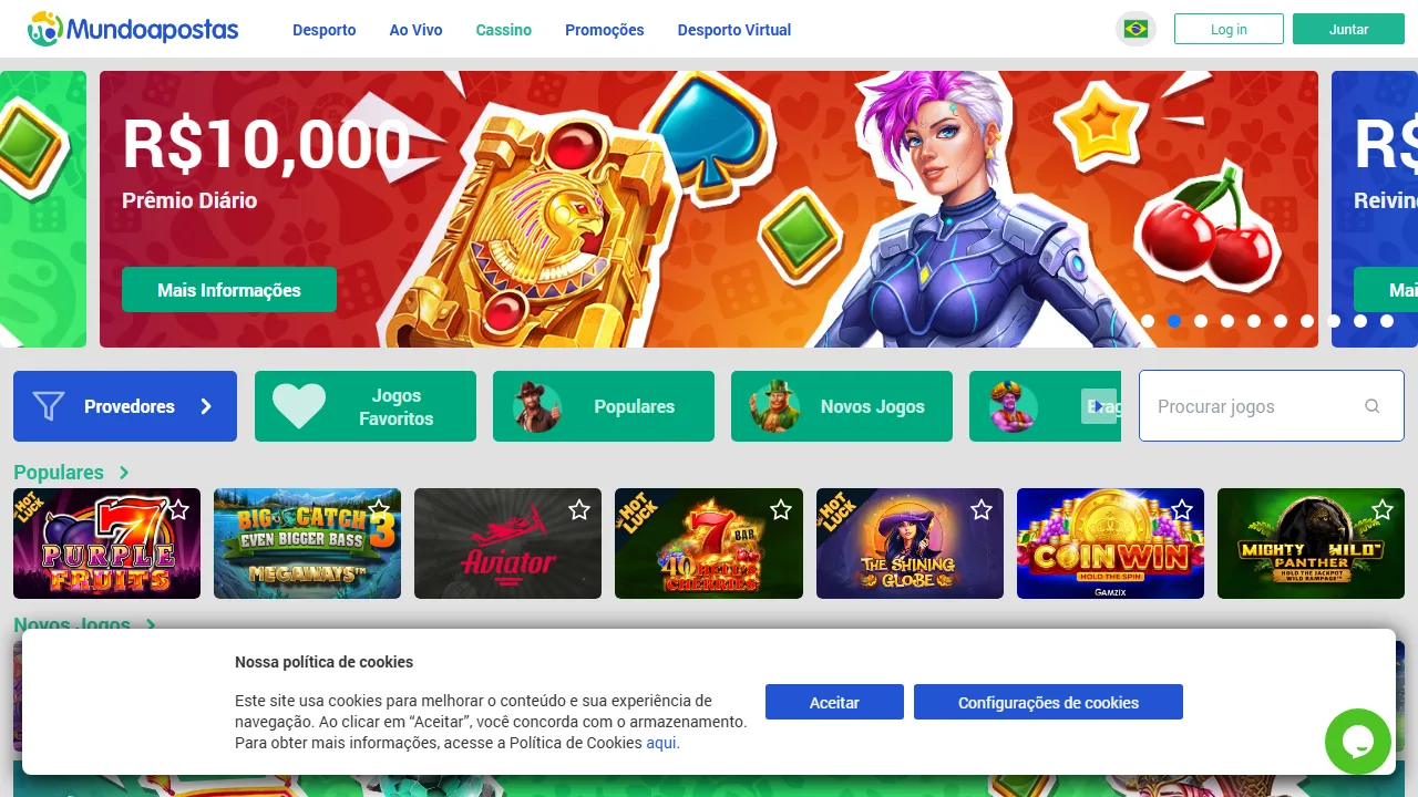 Il casinò online di mundo-apostas