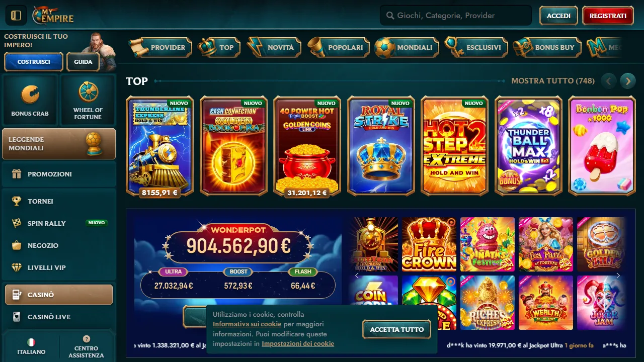 Il casinò online di myempire-casino