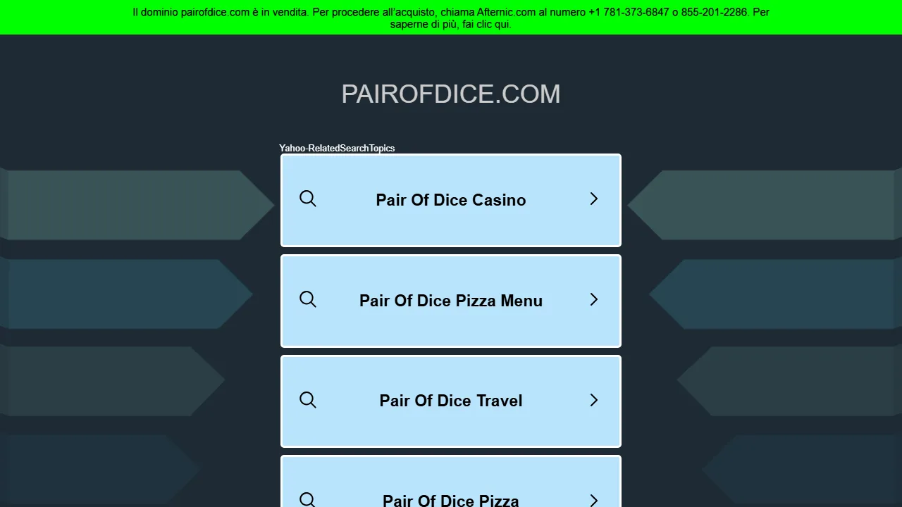 Il form di registrazione di pairofdice