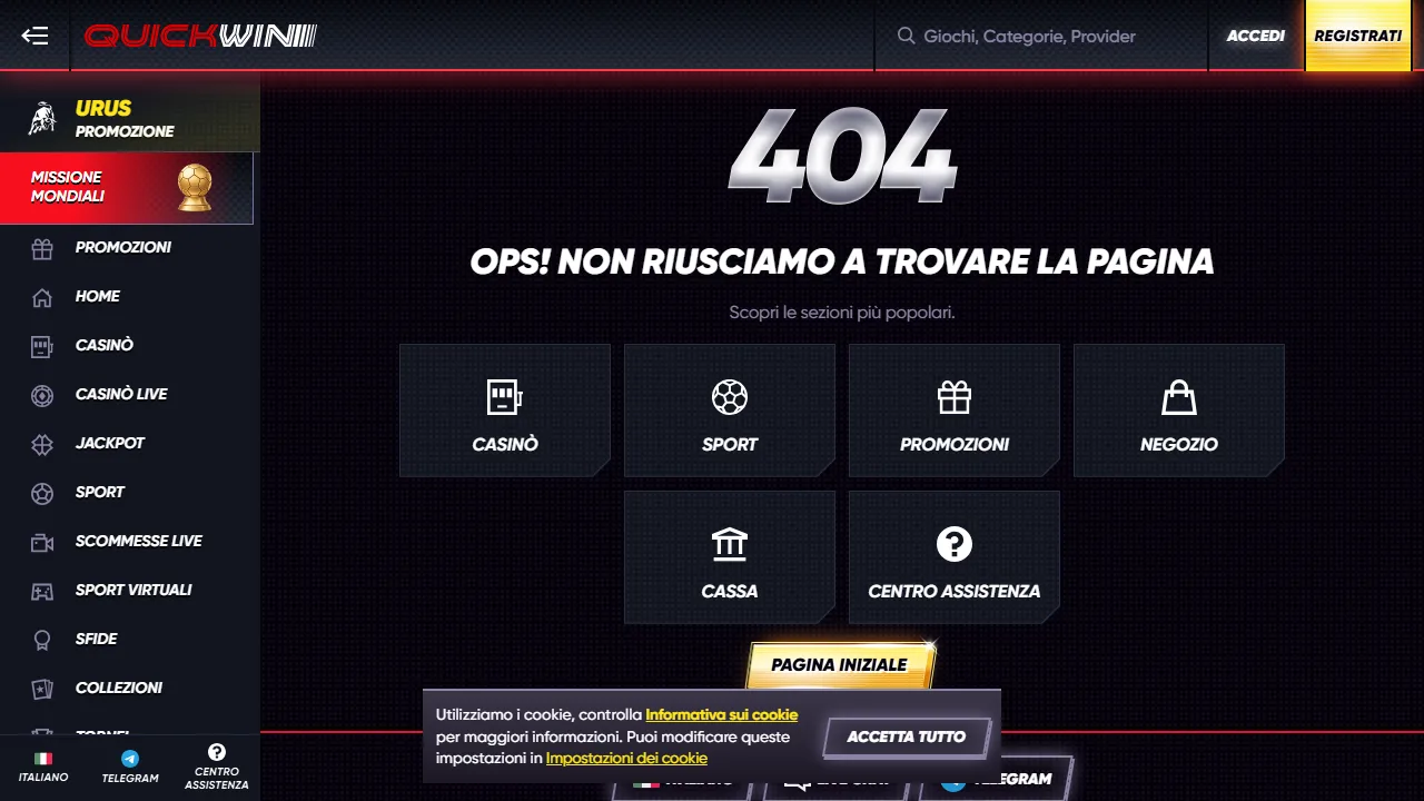 Il casinò online di quickwin