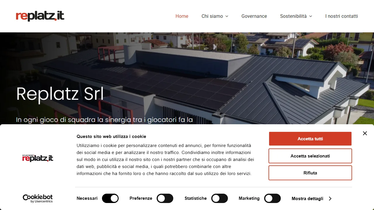 La homepage di replatz