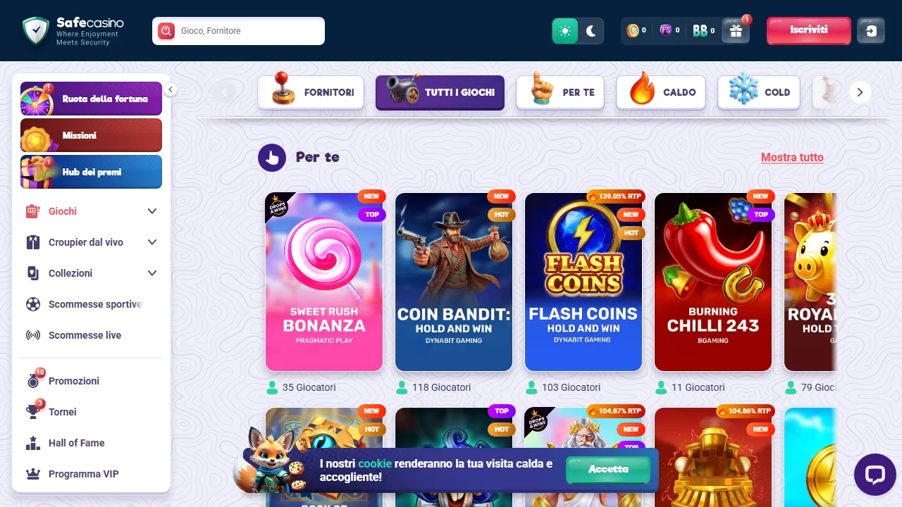 SafeCasino.com Recensioni 5 Il casinò online di safecasino-com