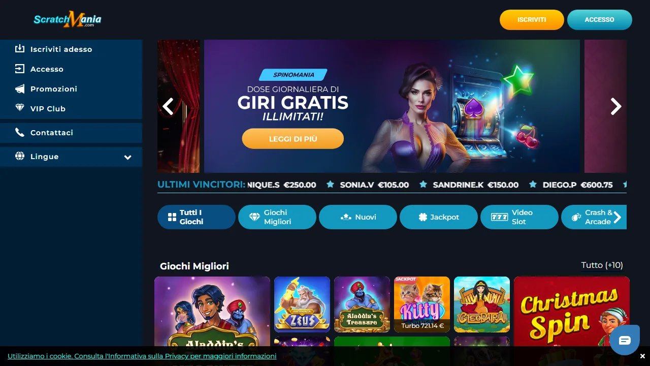 Il casinò online di scratchmania