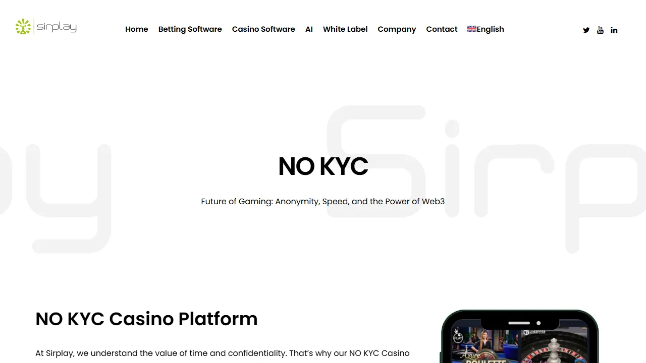 Il casinò online di sirplay