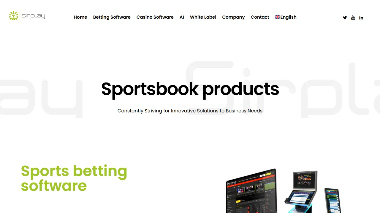 La sezione scommesse sportive di sirplay