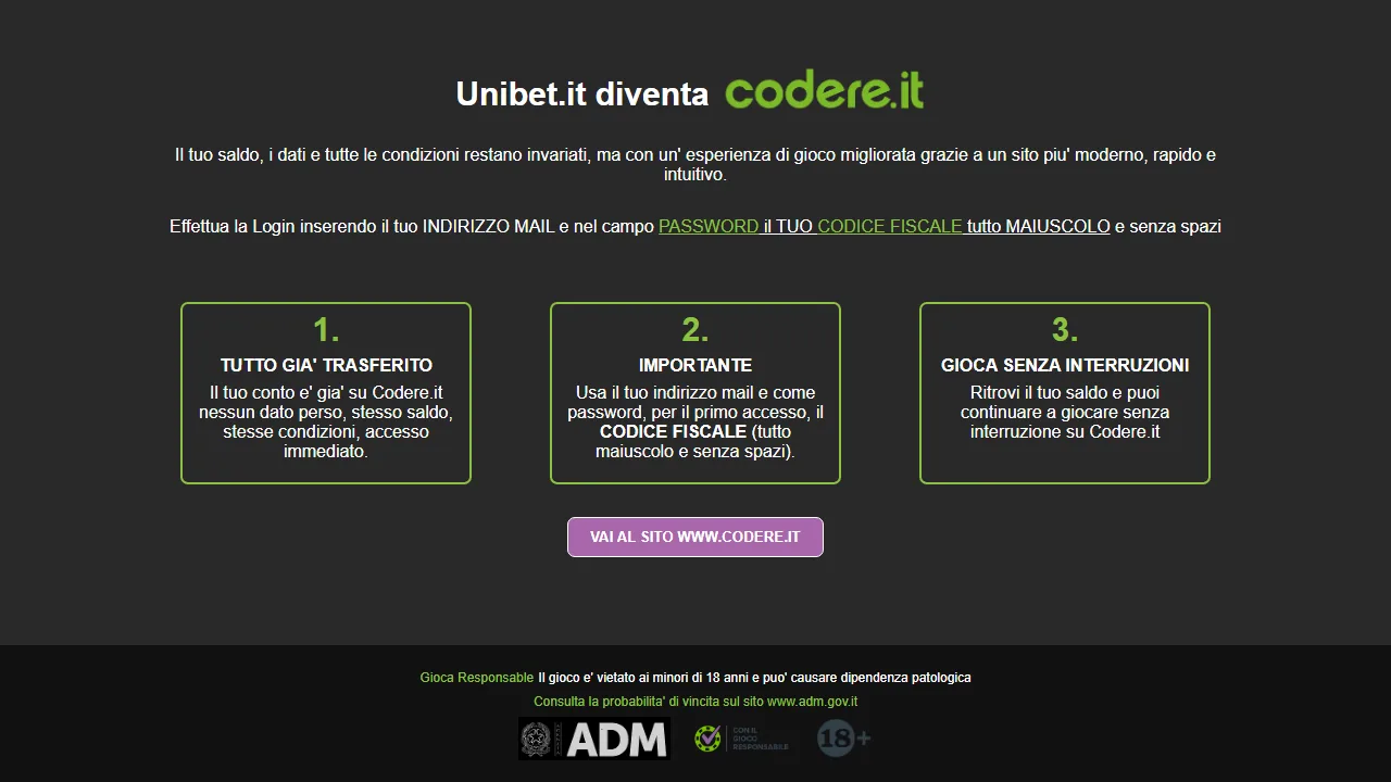 I metodi di pagamento di unibet