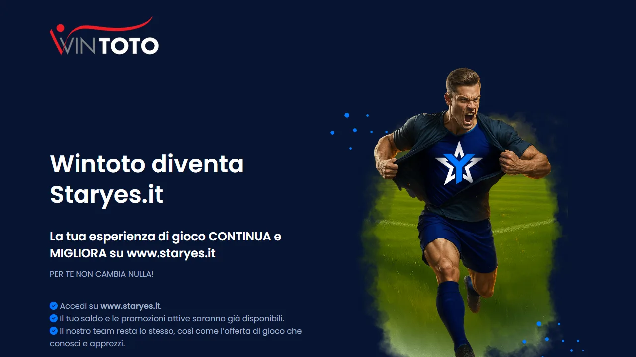 La homepage di wintoto