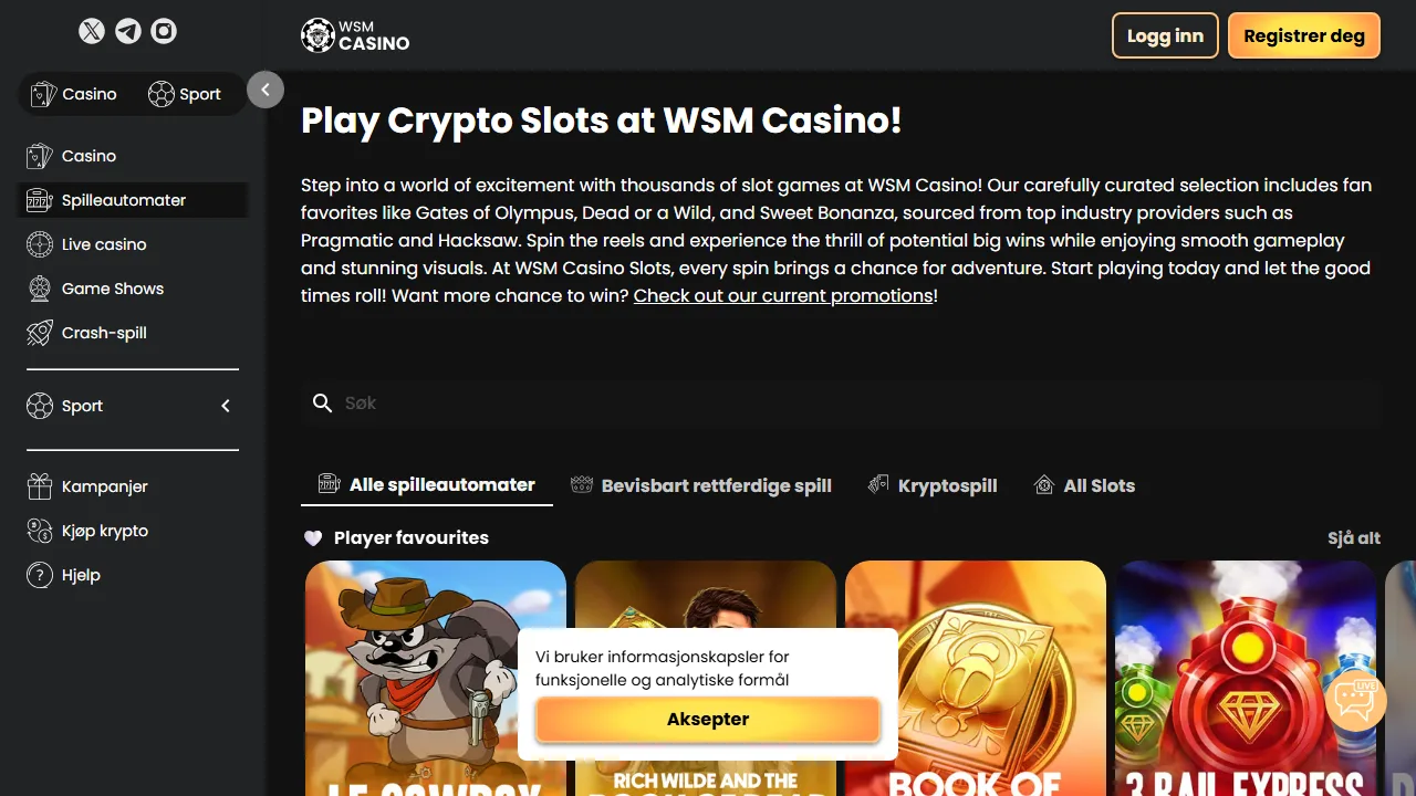 Il casinò online di wsm-casino
