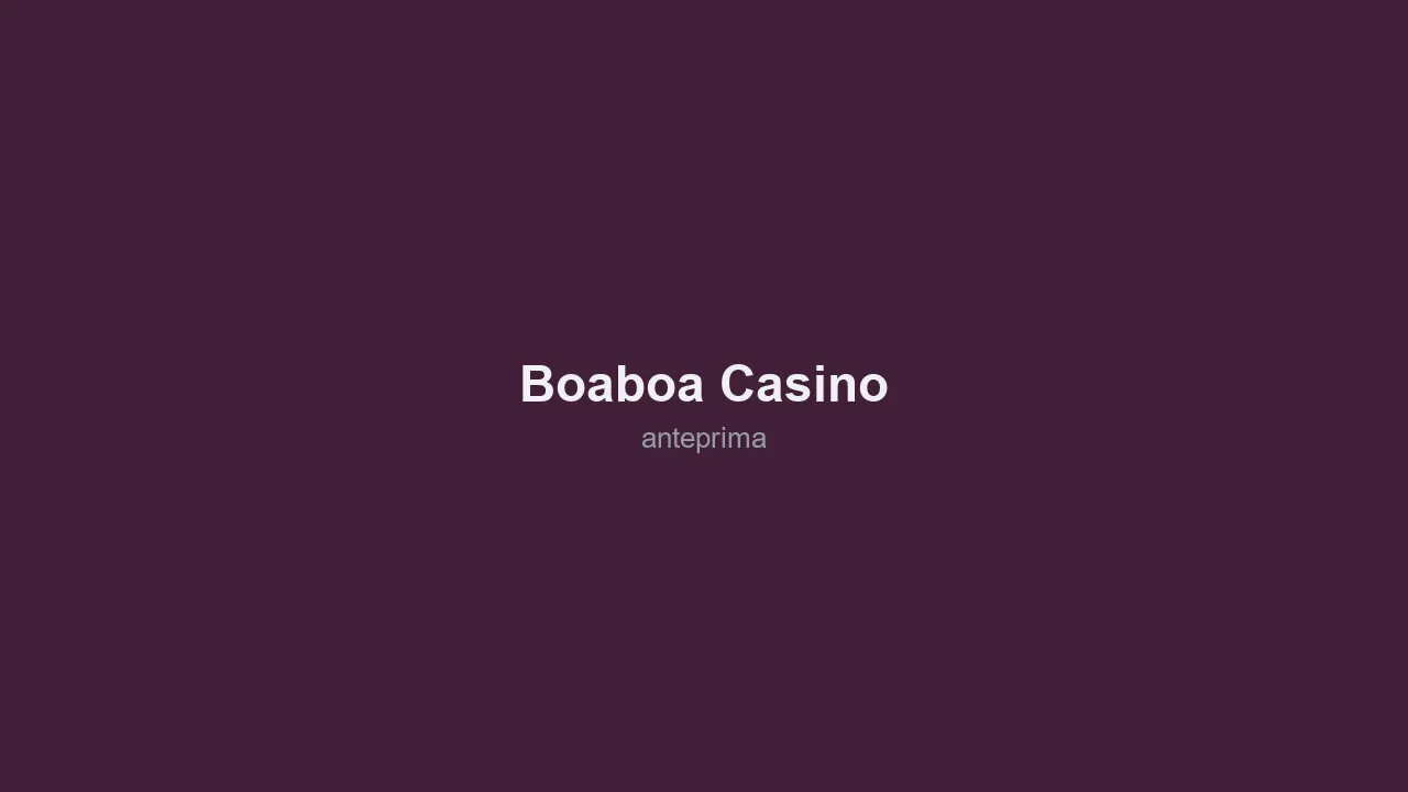 Schermata 3 di Boaboa Casino