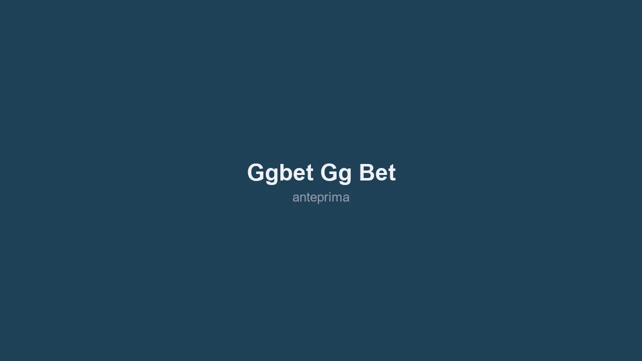 Schermata 3 di GGBET (GG.BET)