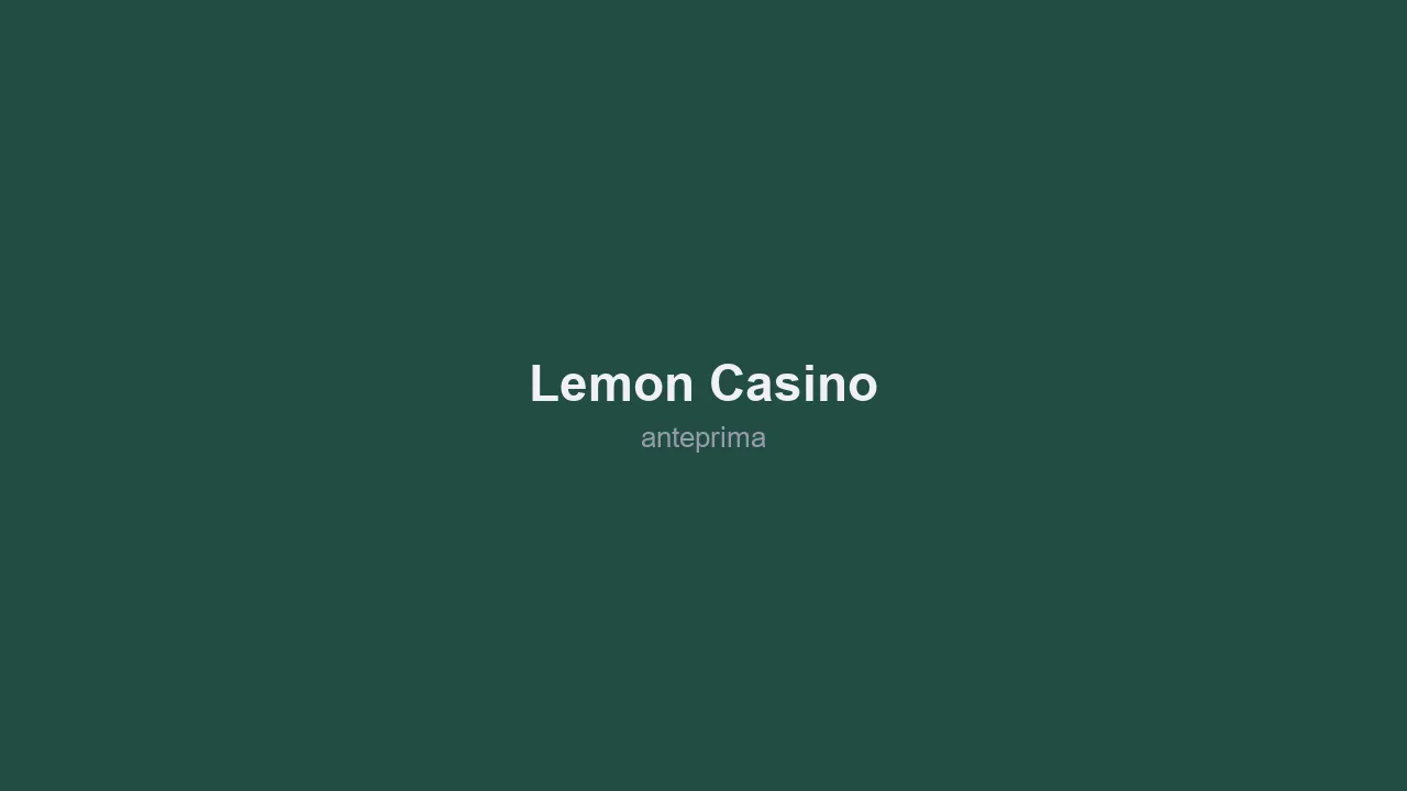 Schermata 2 di Lemon Casino