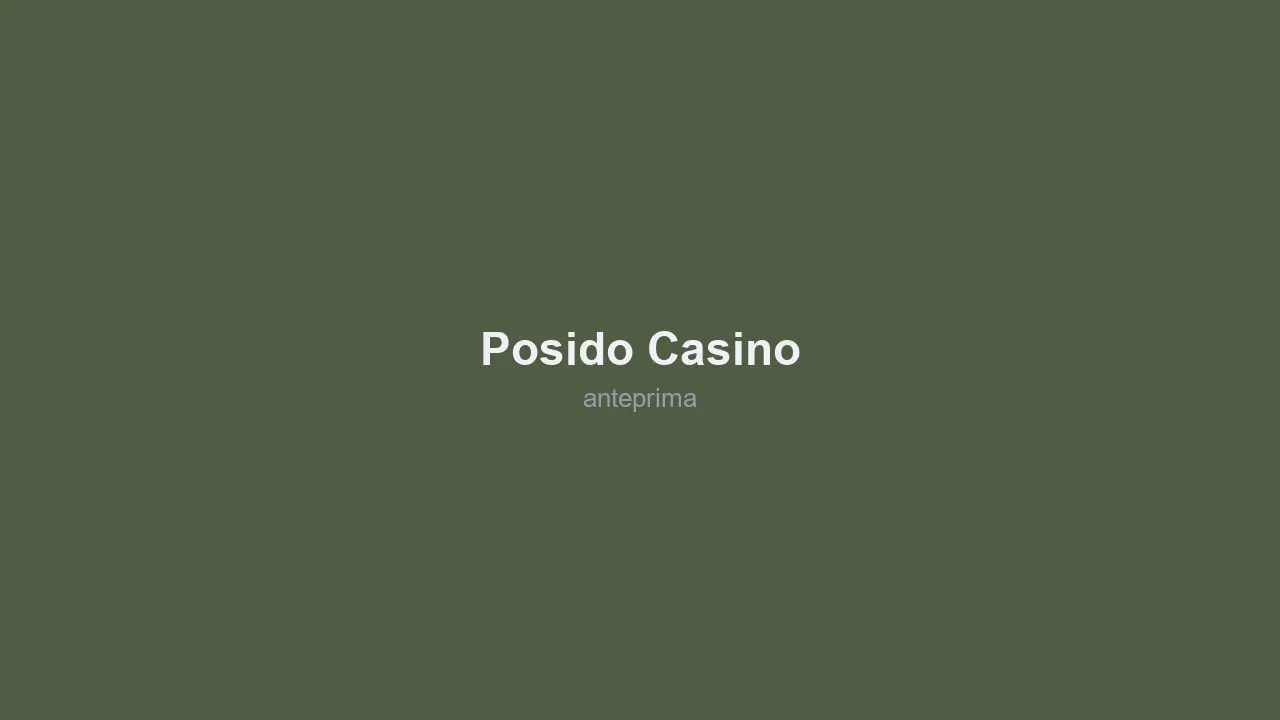 Schermata 2 di Posido Casino