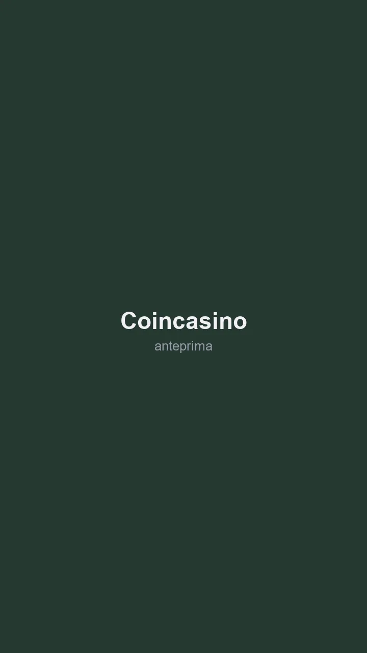 Migliori Casino Arabia Saudita 2026 7 Schermata di CoinCasino