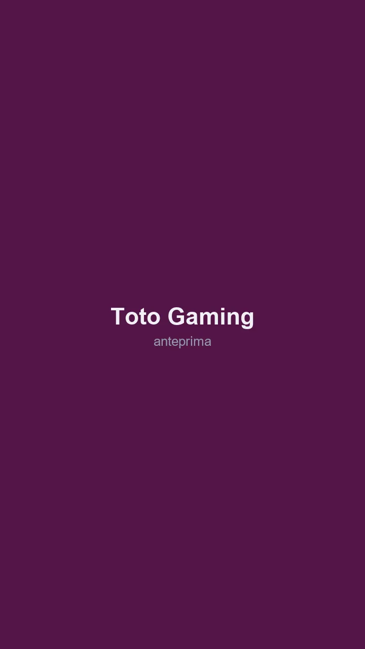 Schermata di Toto Gaming