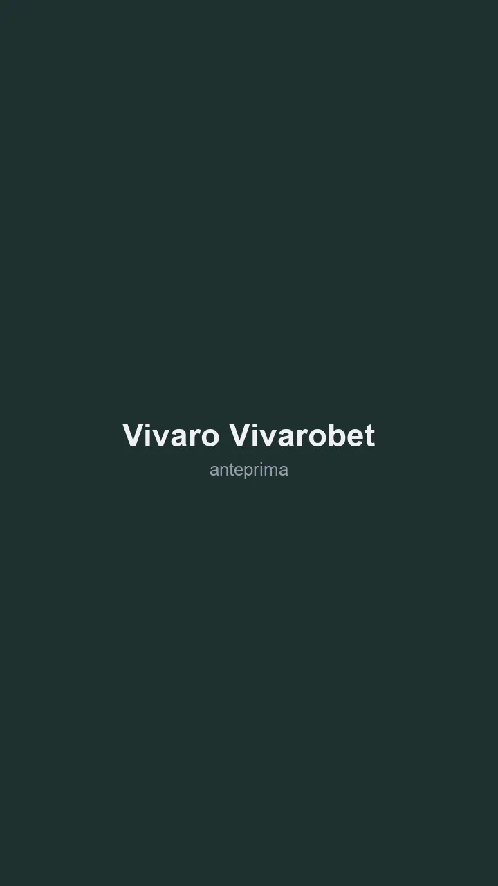 Schermata di Vivaro (VivaroBet)