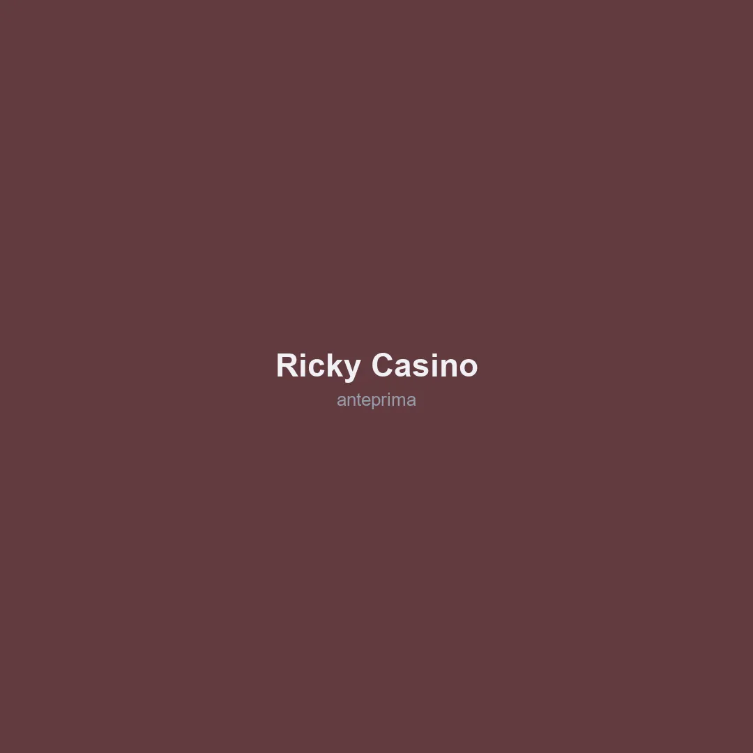 Migliori Casino Australia 2026 14 Schermata 1 di Ricky Casino