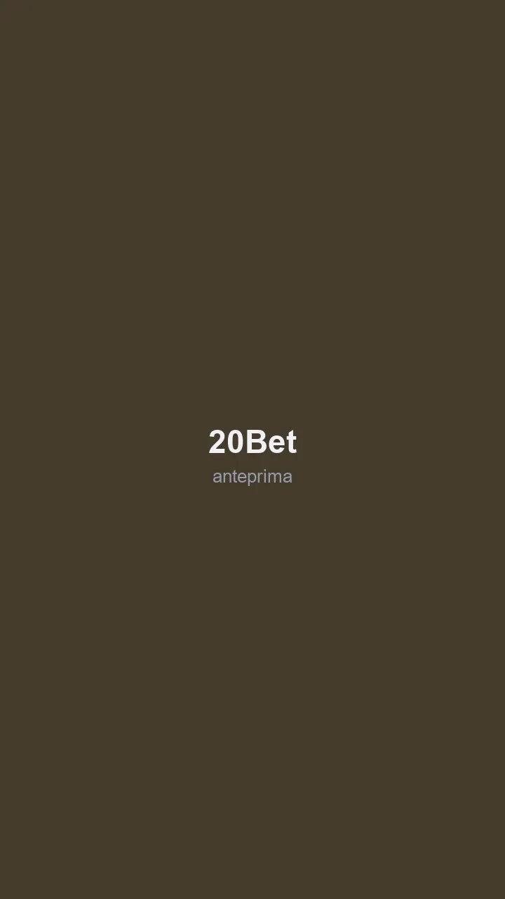 Schermata di 20bet
