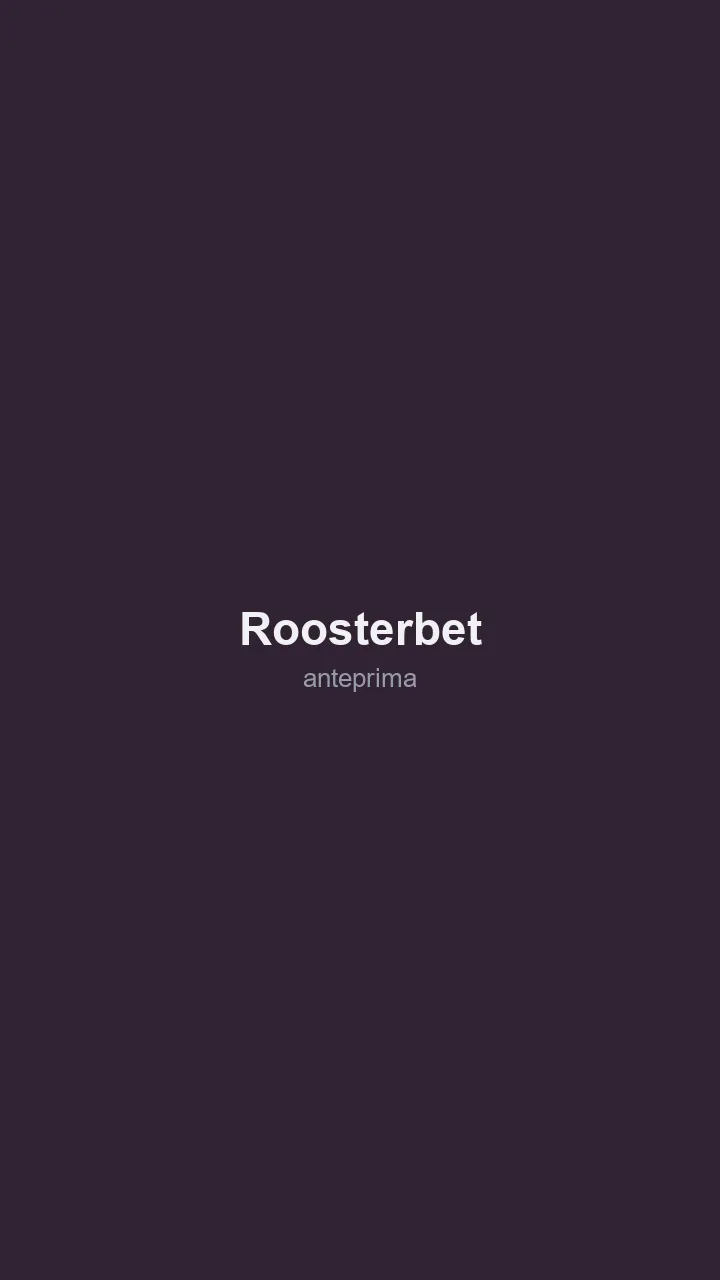 Schermata di RoosterBet