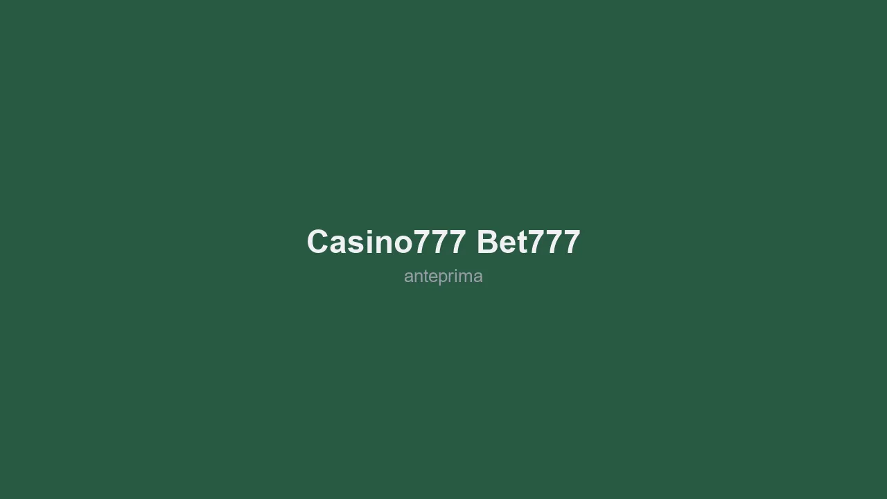 Migliori Casino Belgio 2026 2 Schermata 1 di Casino777 / Bet777