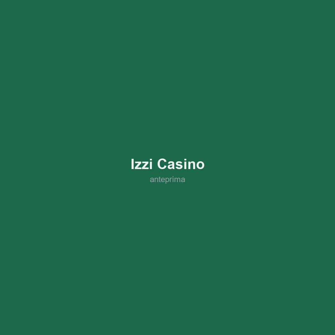 Schermata 2 di Izzi Casino