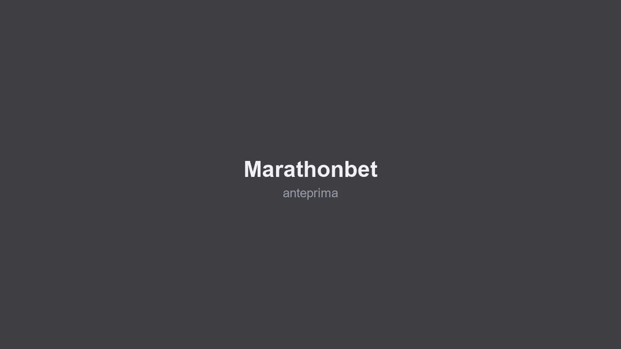 Schermata 3 di Marathonbet