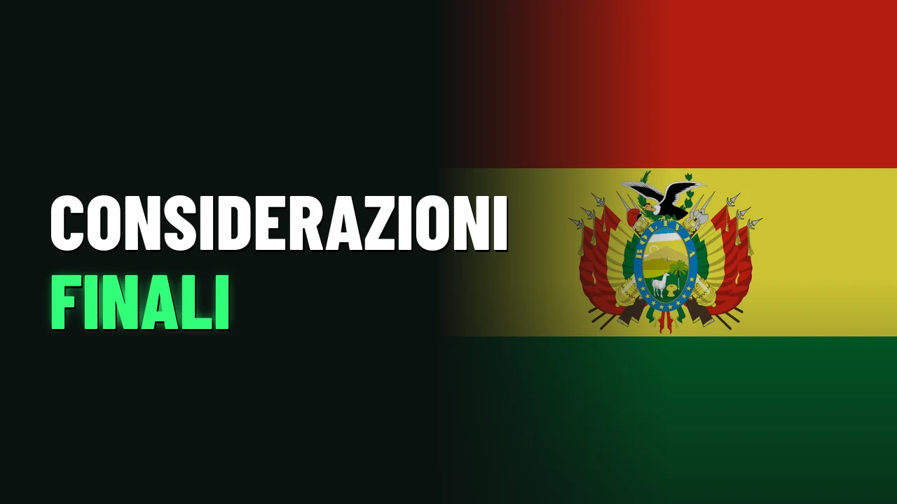 Considerazioni finali