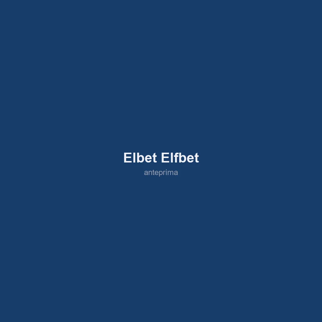 Schermata di Elbet / Elfbet