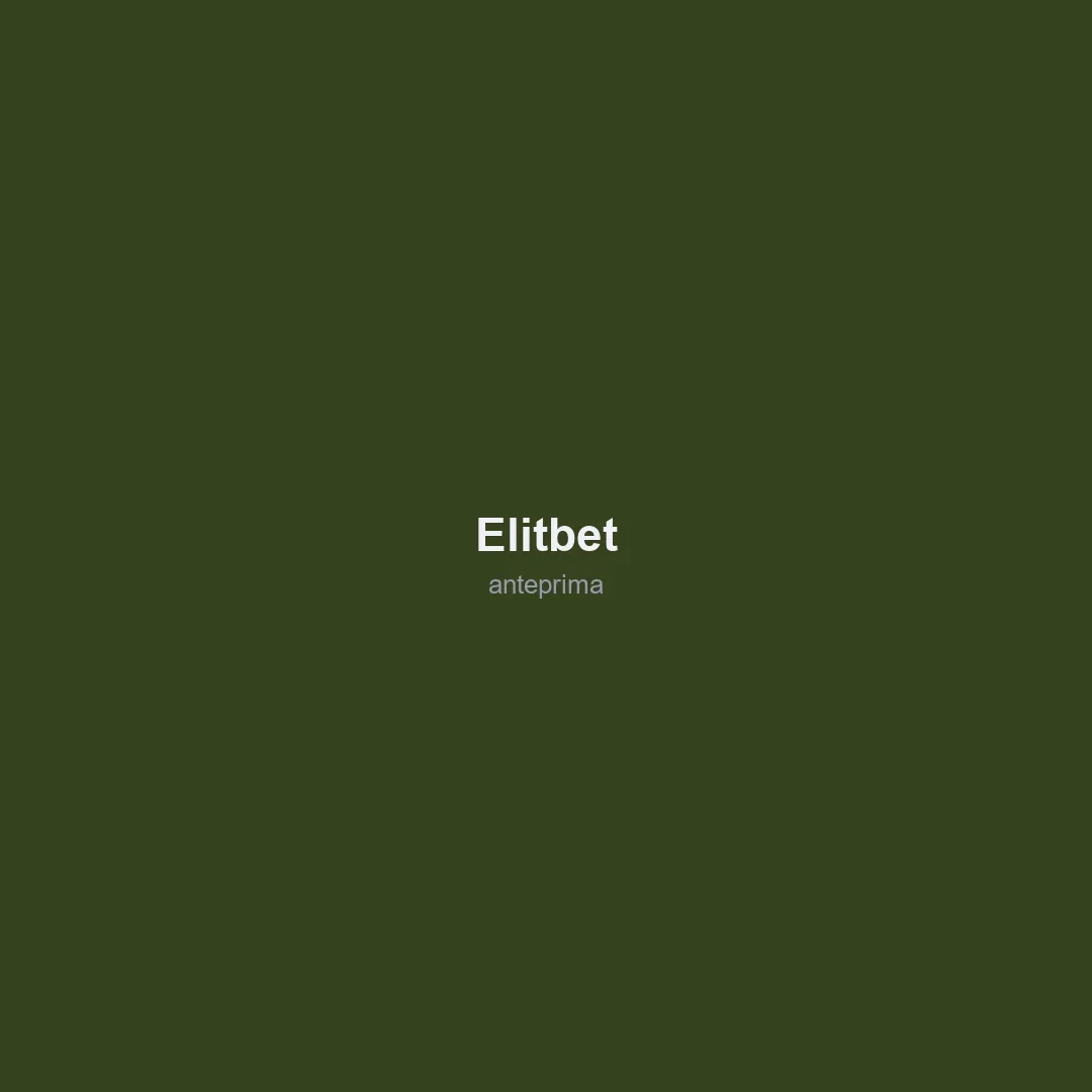 Schermata di ELITBET