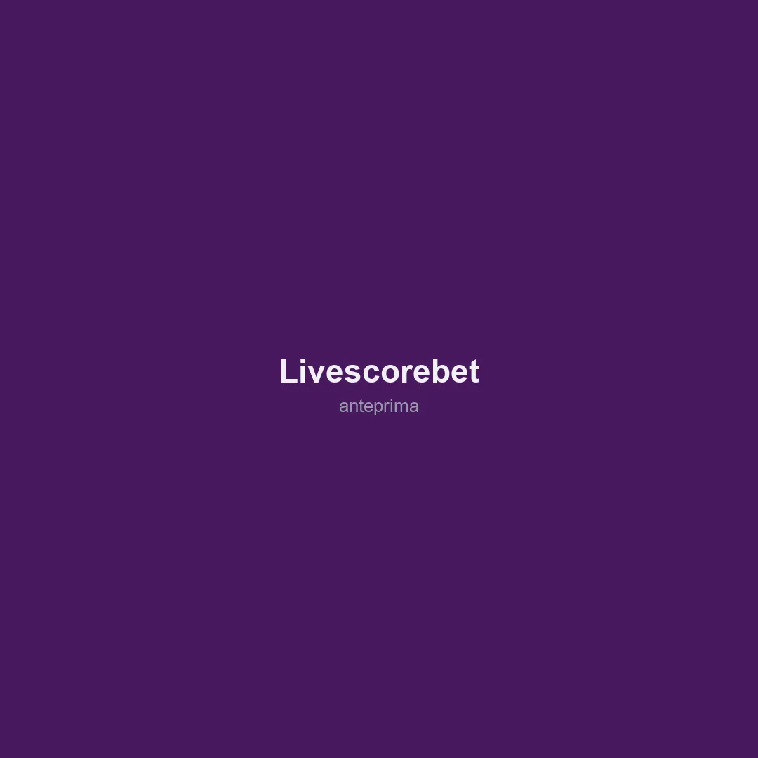 Schermata di LiveScoreBet
