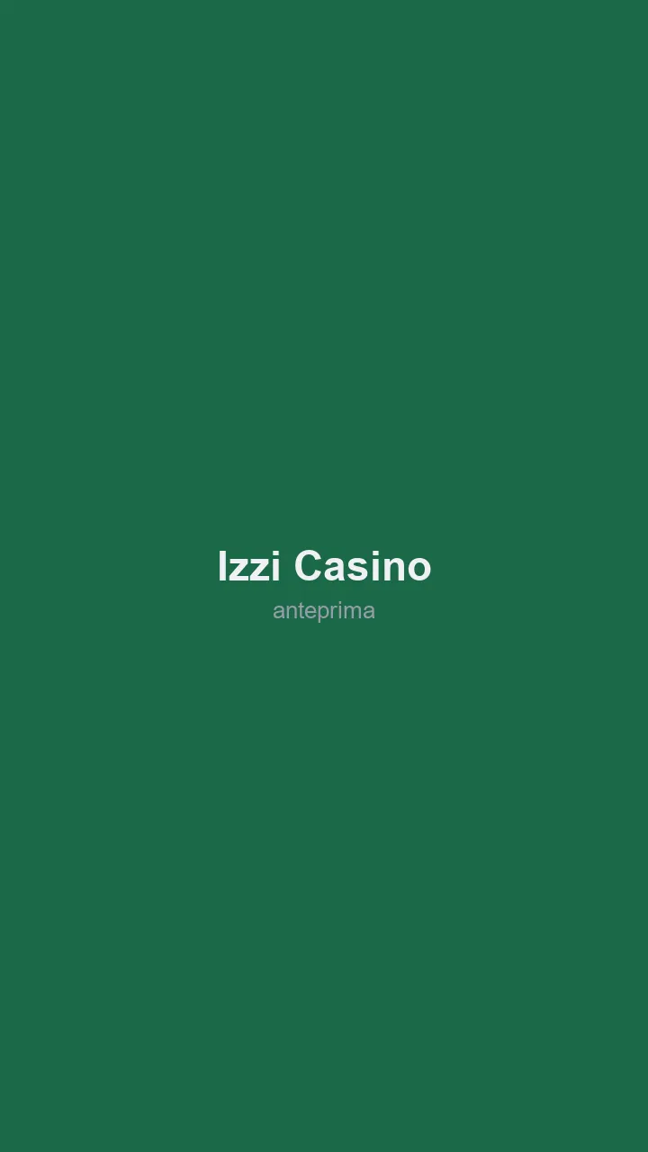 Schermata 3 di Izzi Casino
