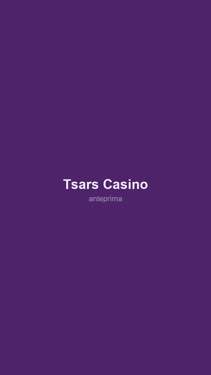 Schermata 1 di Tsars Casino