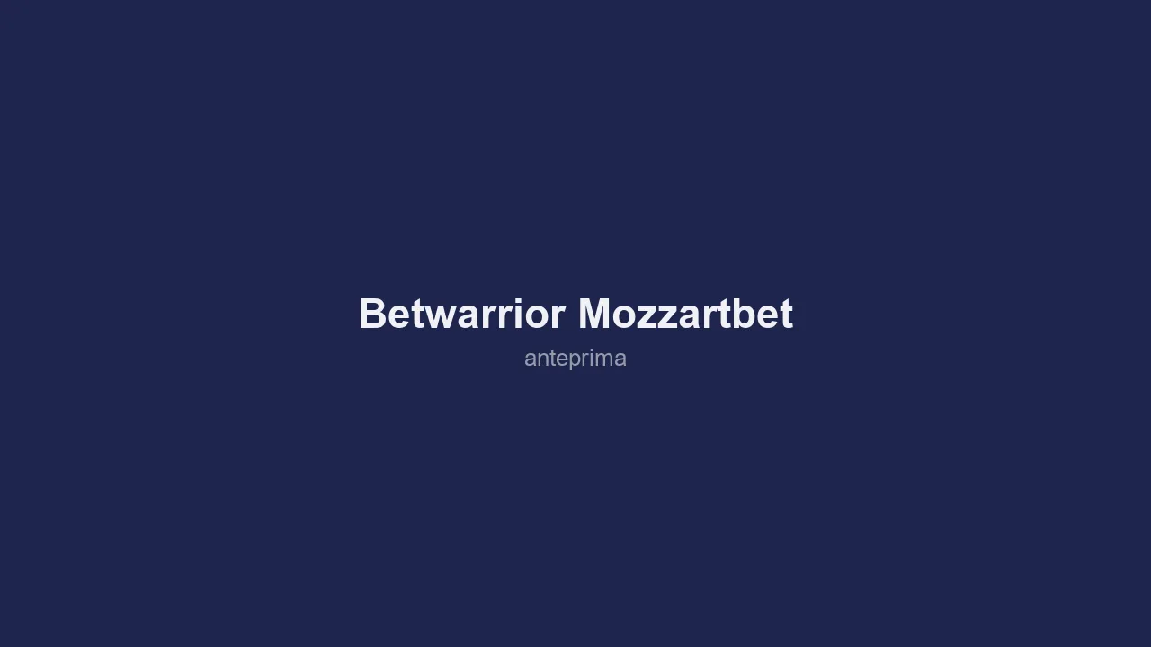 Schermata 3 di Betwarrior / MozzartBet