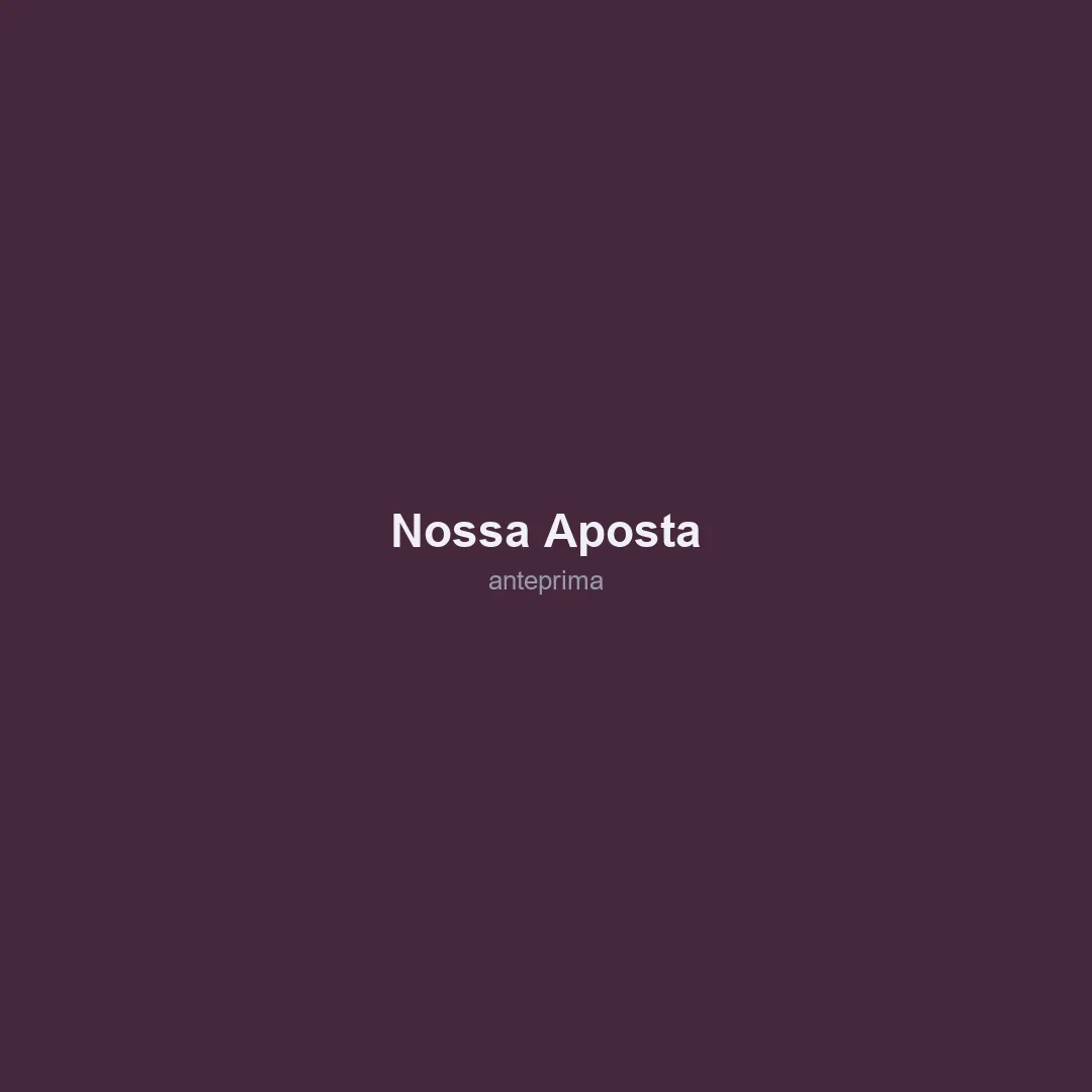 Schermata 1 di Nossa Aposta