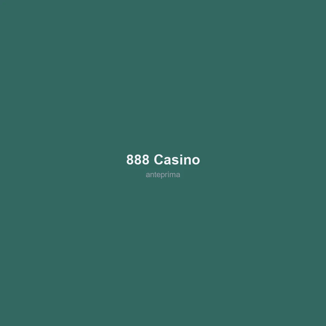 Schermata di 888 Casino