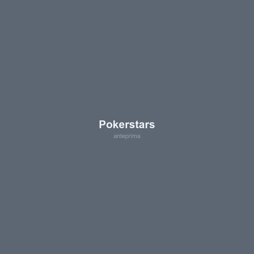 Schermata di PokerStars