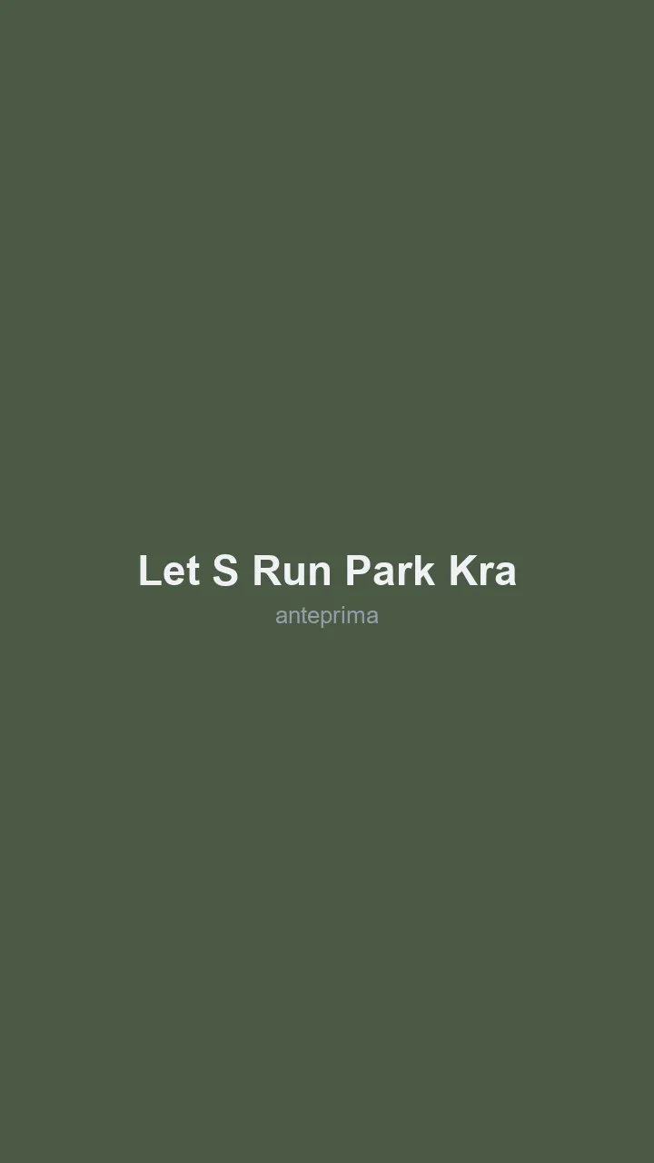 Schermata di Let's Run Park (KRA)