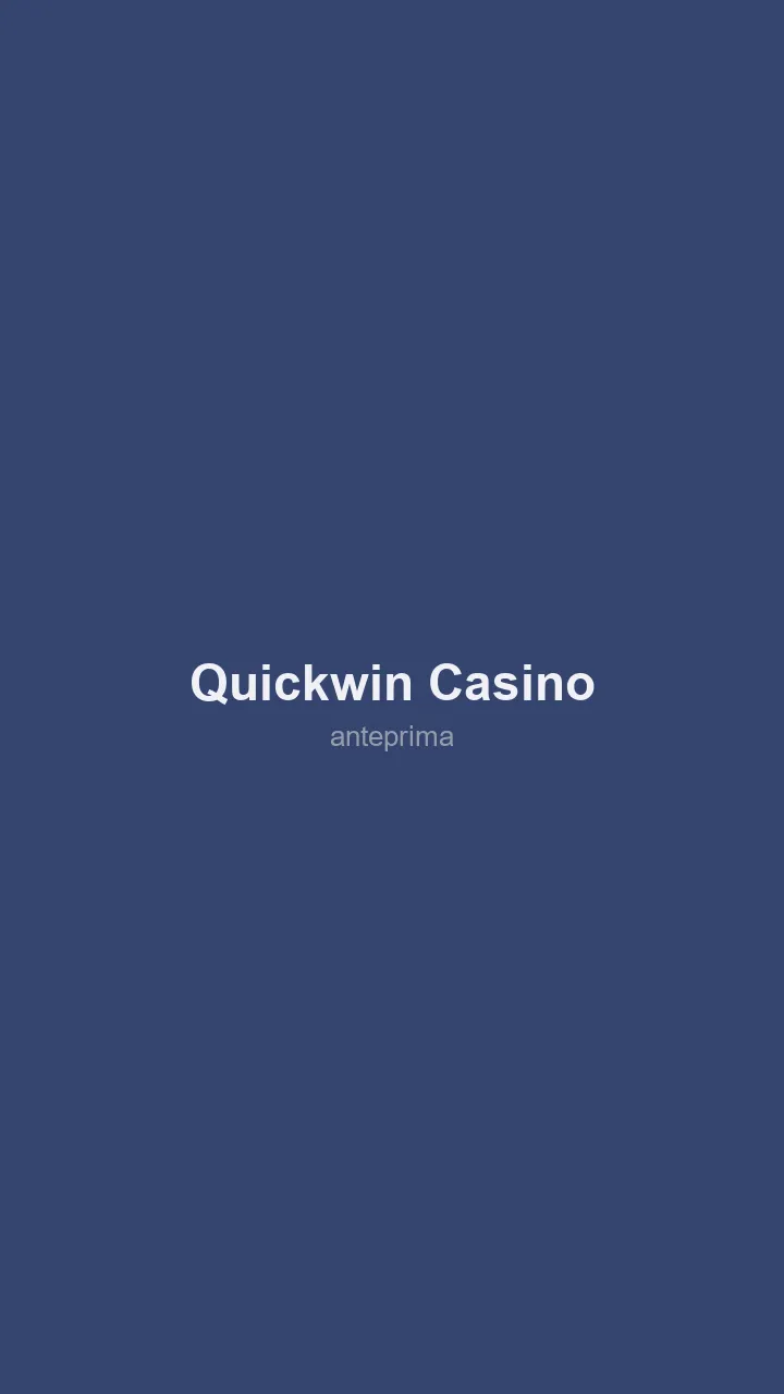 Schermata di QuickWin Casino