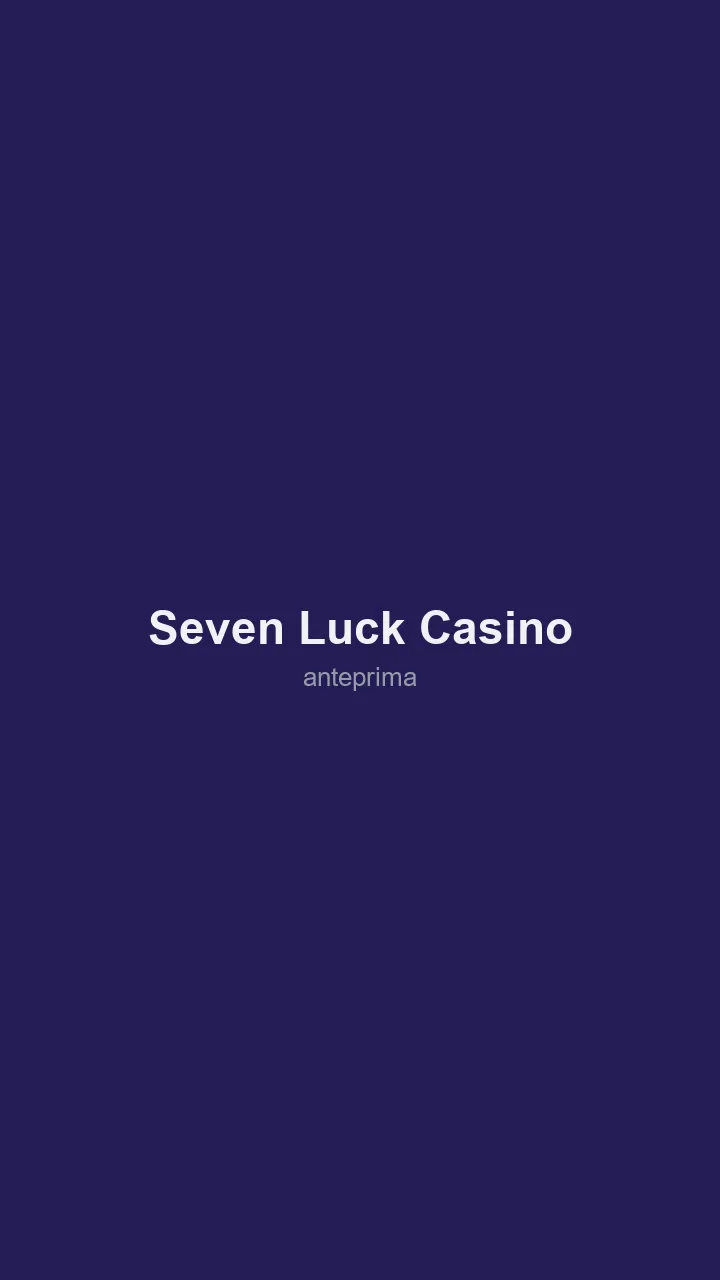 Schermata di Seven Luck Casino