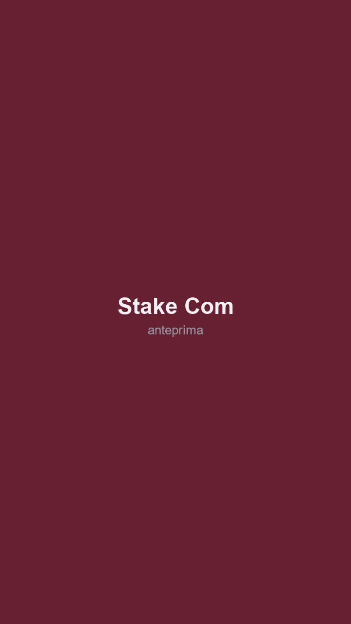 Schermata di Stake.com