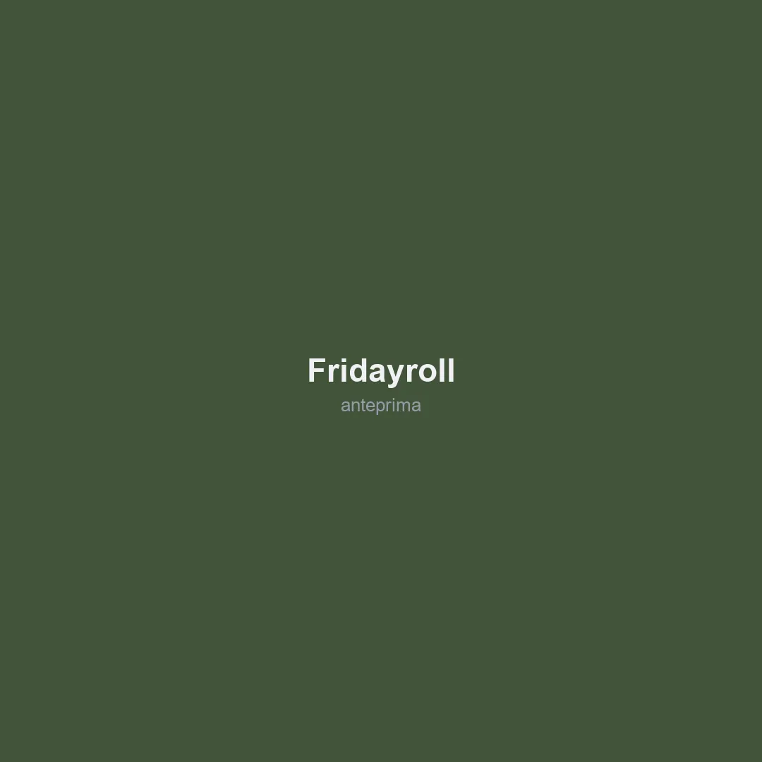 Schermata 1 di FridayRoll
